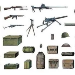 Italeri Italeri 1/35 Scale Military Model Kit WWII Infantry Weapon