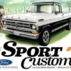 Mobius Mobius 1/25 1972 Ford Sport Custom Pickup Truck
