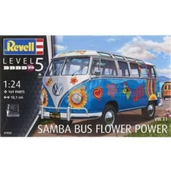Revell Germany Revell Germany VW T1 SAMBA BUS FLOWER POWER' 1/24
