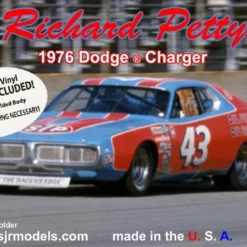 Salvinos JR Models Salvinos JR Models 1/24 Richard Petty 1976 Dodge Charger With Vinyl W