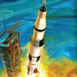 AMT AMT 1/200 Saturn V Rocket