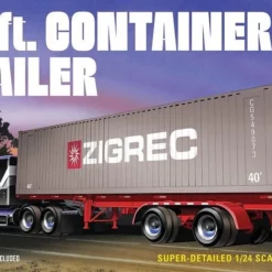AMT AMT 1/24 40' Semi Container Trailer
