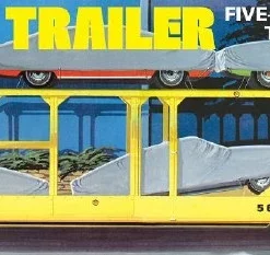AMT AMT 1/25 5-Car Haulaway Trailer