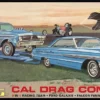 AMT AMT 1/25 Cal Drag Combo 64 Galaxie AWB Falcon & Trailr