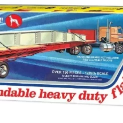 AMT AMT 1/25 Extendable Flatbed Trailer, Great Dane