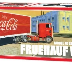 AMT AMT 1/25 Fruehauf Beaded Van Semi Trailer, Coca-Cola