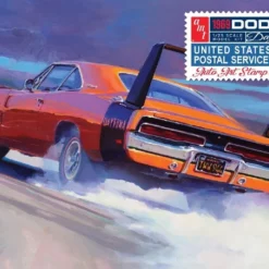 AMT AMT 1969Dodge Charger Daytona-USPS Stamp Collector Tin