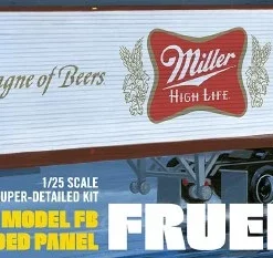AMT AMT Fruehauf 40' Semi Trailer (Miller Beer) 1:25