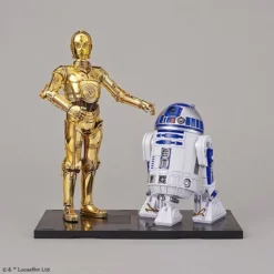 Bandai Bandai 1/12 C-3PO & R2-D2 Model Kit, From Star Wars Chara