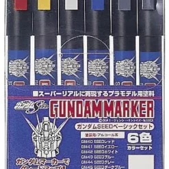 Bandai Bandai GMS109 Gundam Seed Basic Markers, Set Of 6